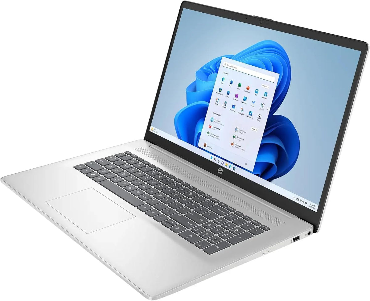HP Flagship 17 Touchscreen Laptop - 17.3' Anti-glare HD+ Business Laptop, Windows 11 Pro OS with Copilot AI, AMD Ryzen 5 7430U (up to 4.3GHz), Wi-Fi 6, Fast Charge, Numeric Keypad | 32GB RAM + 1TB SSD