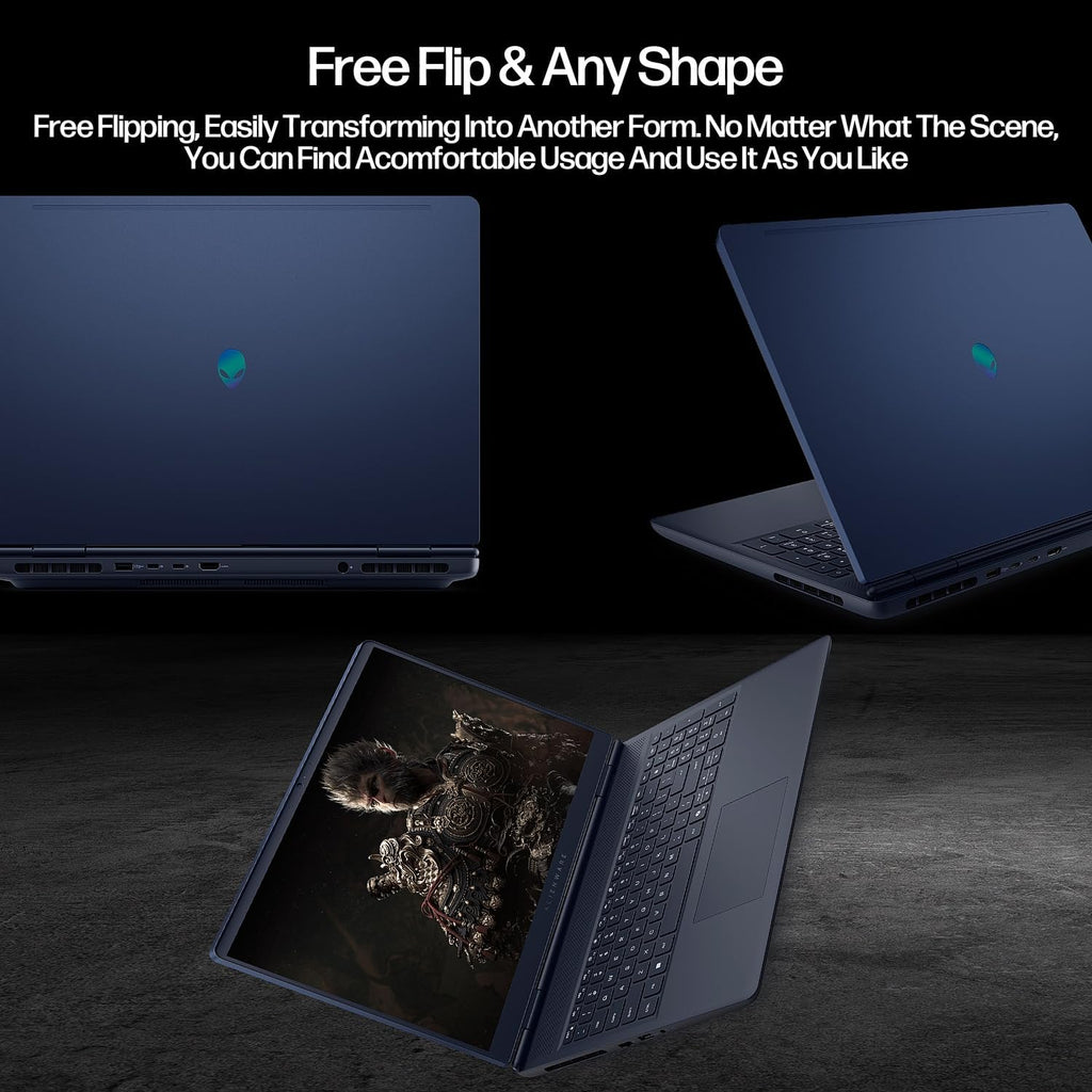 Dell Alienware 16 Aurora AC16250 Gaming Laptop, Intel Core 7 240H, NVIDIA GeForce RTX 5050, 16' WQXGA 120Hz IPS, 64GB DDR5 RAM, 1TB SSD, WiFi 7, w/Cooling Pad HDMI Cable, Windows 11 Pro