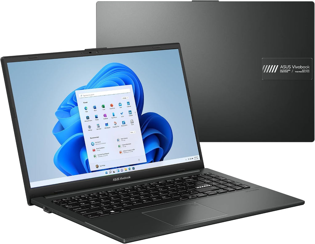 ASUS 2023 Vivobook Go 15 Laptop, 15.6' FHD Display, AMD Ryzen 5 7520U Processor, 8GB RAM, 512GB SSD, Windows 11 Home, Mixed Black, E1504FA-AS52