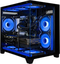 Panorama RTX 5080, 24-Core i9-14900KF, 32GB DDR5 RAM, 2TB Gen4 NVMe SSD, Liquid Cooled Gaming Desktop PC w/Windows 11 Pro, 3-Year Warranty, RGB Keyboard+Mouse, RJ45, Internal Wi-Fi 6E, 3X DP & HDMI