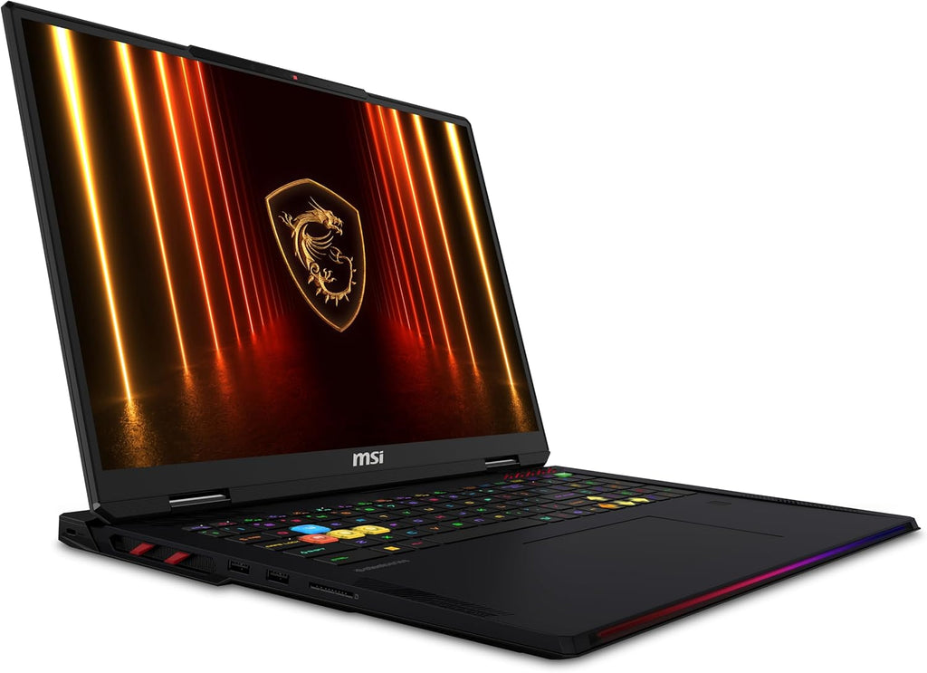 MSI Raider 18 HX AI 18' QHD+ IPS 240Hz Display; Gaming Laptop - Intel Core Ultra 9 285HX 2.1GHz; NVIDIA GeForce RTX 5080 16GB GDDR7; 64GB DDR5-5600 RAM; 2TB NVMe M.2 SSD; 2.5Gb LAN, 2x2 WiFi 7
