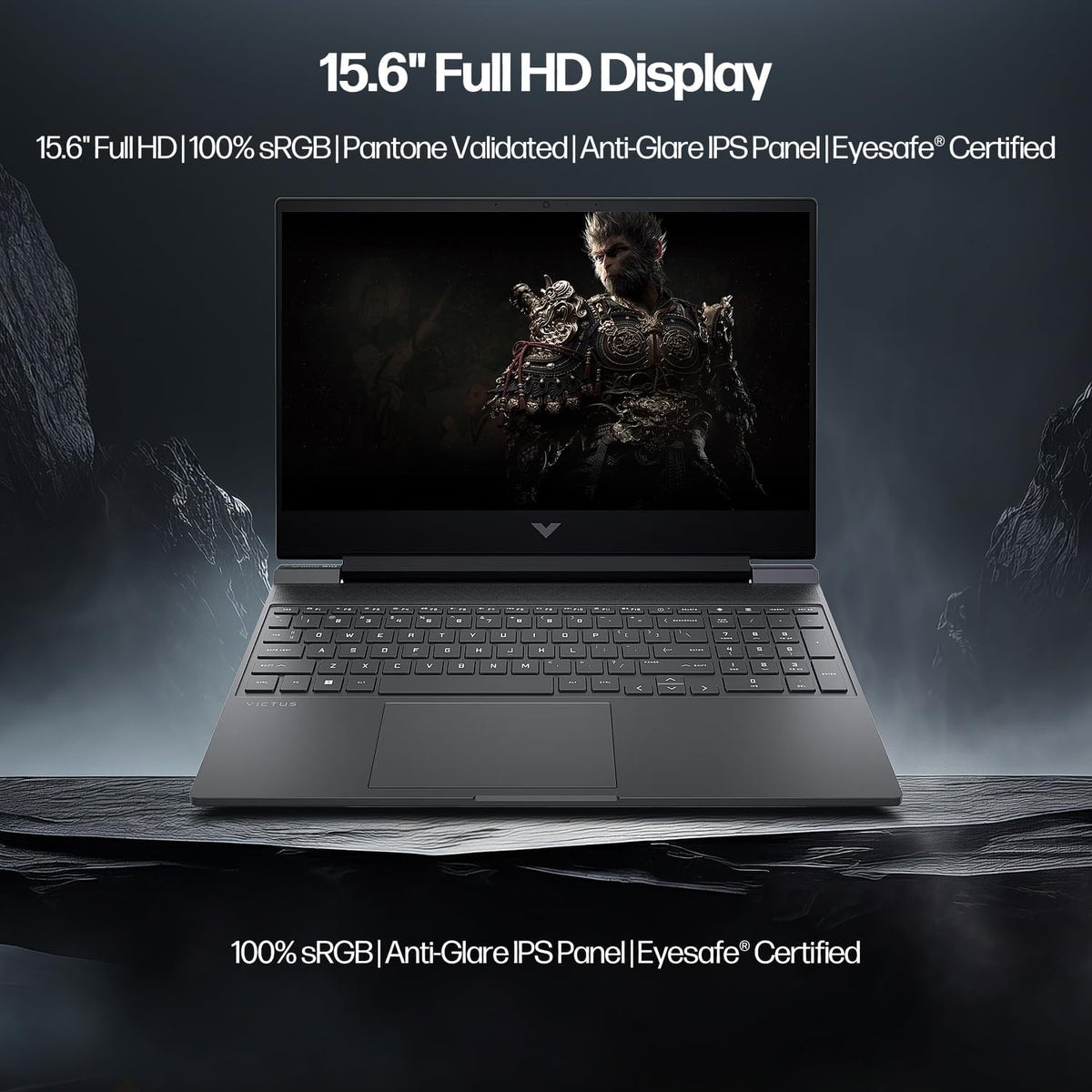 HP Victus 15.6' FHD 144Hz Gaming Laptop - AMD Ryzen 7 7445HS, 16GB RAM, NVIDIA RTX 4050 GPU, 512GB SSD, Backlit Keyboard, Wi-Fi 6E, Bundle with Mytrix Accessories, Mica Silver, Windows 11 Pro