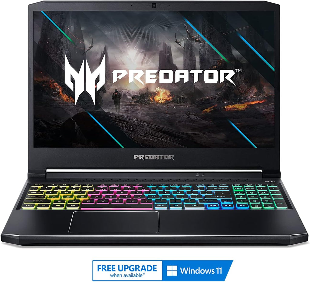 Acer Predator Helios 300 Gaming Laptop, Intel i7-10750H, NVIDIA GeForce RTX 2060 6GB, 15.6' Full HD 144Hz 3ms IPS Display, 16GB Dual-Channel DDR4, 512GB NVMe SSD, Wi-Fi 6, RGB Keyboard, PH315-53-72XD