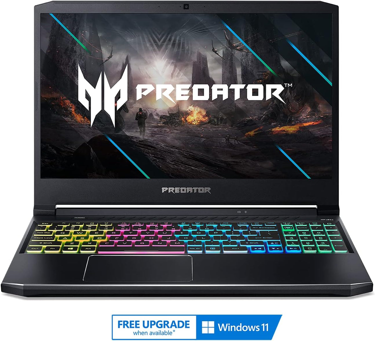 Acer Predator Helios 300 Gaming Laptop, Intel i7-10750H, NVIDIA GeForce RTX 2060 6GB, 15.6' Full HD 144Hz 3ms IPS Display, 16GB Dual-Channel DDR4, 512GB NVMe SSD, Wi-Fi 6, RGB Keyboard, PH315-53-72XD