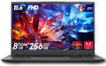 BLUEING 15.6-Inch Laptop Computer, Laptop with AMD 3020e (Up to 2.6GHz), 8GB DDR4 256GB SSD (Up to 32GB + 4TB), 1080P FHD IPS Display, Type-C, HDMI, USB3.2, BT5.2, WiFi 5, Laptops, Gray