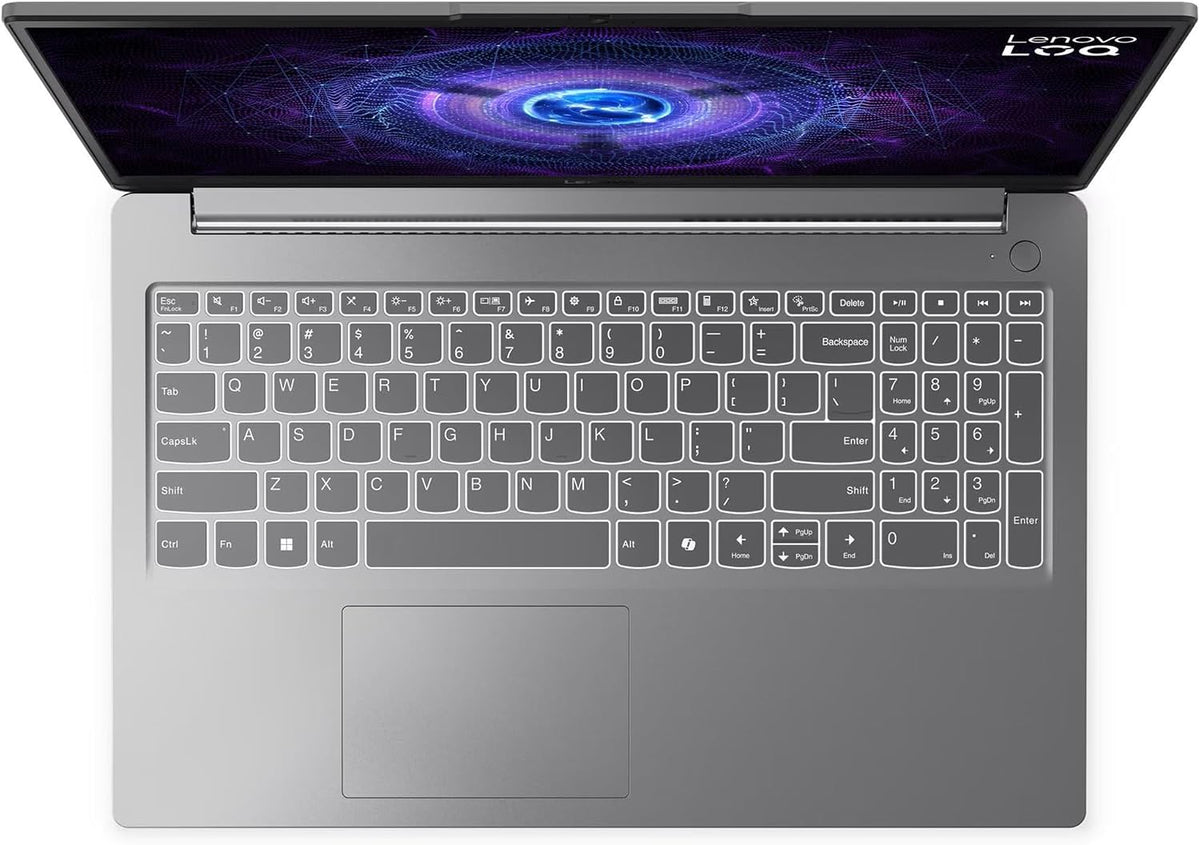 Lenovo LOQ Essential Gaming Laptop, 15.6' FHD 144Hz Display, 8-core Intel Core i5-12450HX, GeForce RTX 2050, 16GB DDR5, 512GB SSD, Wi-Fi 6, RJ-45, USB-C, HDMI, Card Reader, Non-Backlit, Win 11 Home