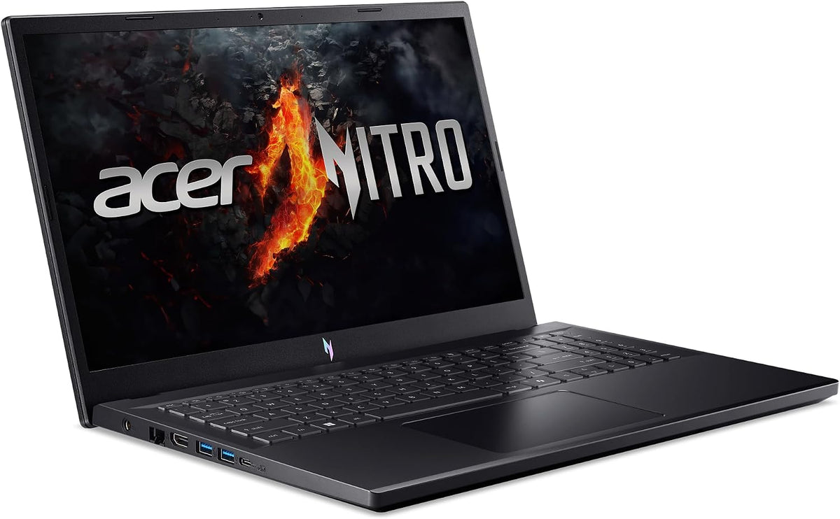 acer Nitro V Gaming Laptop | AMD Ryzen 5 7535HS Hexa-Core Processor | NVIDIA GeForce RTX 4050 Laptop GPU | 15.6' FHD IPS 144Hz Display | 8GB DDR5 | 512GB SSD | WiFi 6 | Backlit KB | ANV15-41-R5N6
