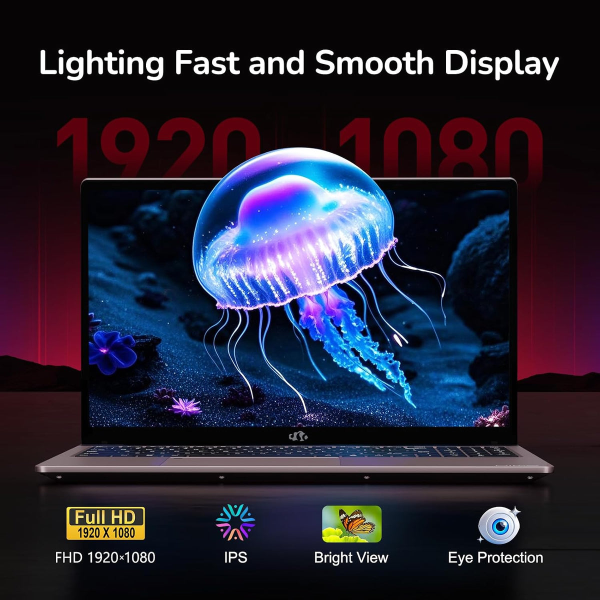 NIMO 15.6' IPS FHD-Gaming-Laptop, 8 Cores AMD Ryzen 7 6800H 16GB DDR5 RAM 512GB SSD (Beat i7-12700H, Up to 4.7GHz) AMD Radeon 680M GPU-Computer with 100W Type-C Backlit Keyboard, Fingerprint