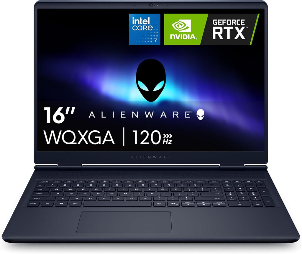 Alienware Dell 16 Gaming Laptop, 2025, 16' WQXGA (2560x1600) Display, Intel Core 7 240H Processor, 32GB DDR5, 1TB SSD, NVIDIA GeForce RTX 5050, Backlit KB, Wi-Fi 7, BT 5.3, 720p HD Camera, Win11 Pro