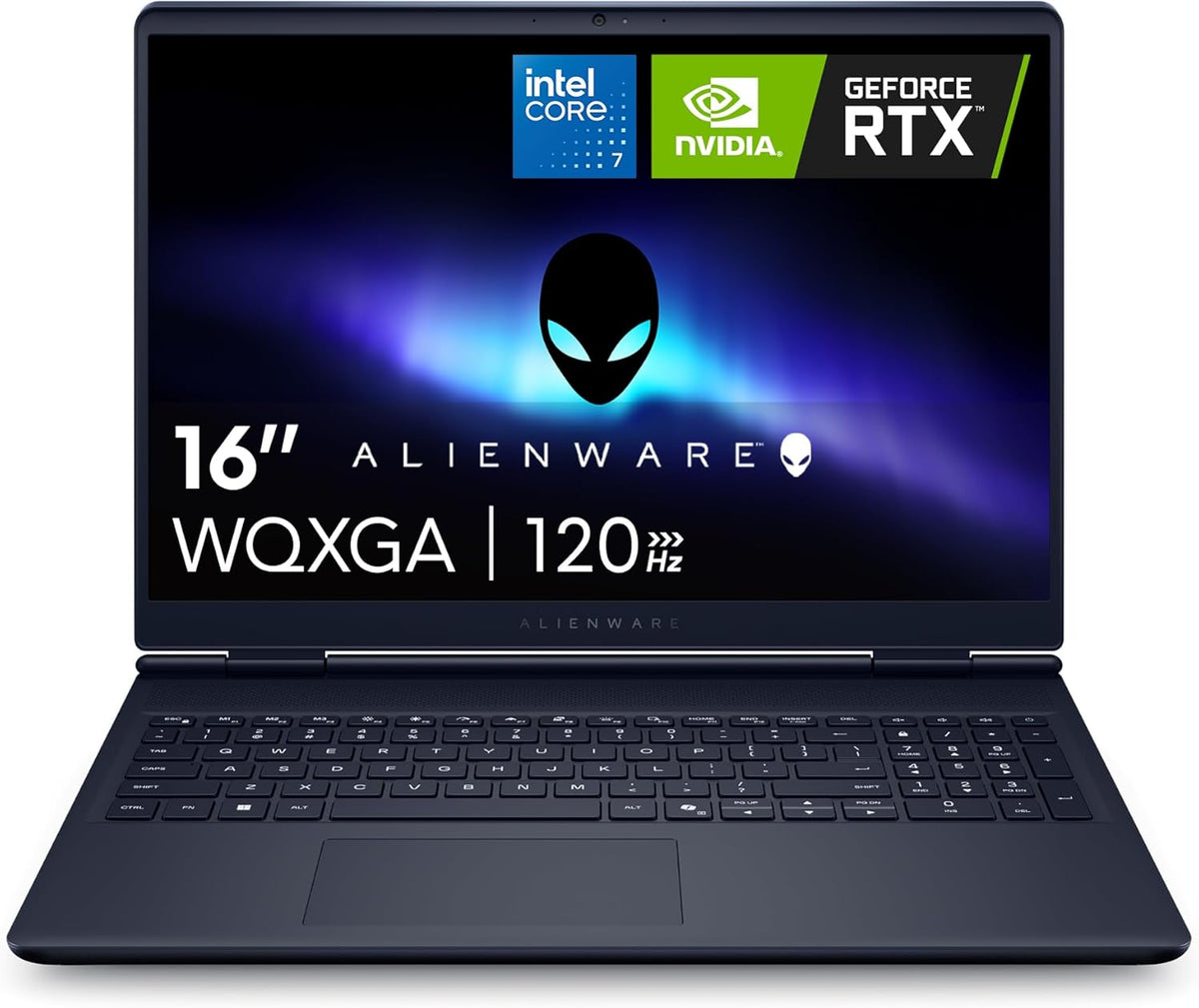 Alienware Dell 16 Gaming Laptop, 2025, 16' WQXGA (2560x1600) Display, Intel Core 7 240H Processor, 32GB DDR5, 1TB SSD, NVIDIA GeForce RTX 5050, Backlit KB, Wi-Fi 7, BT 5.3, 720p HD Camera, Win11 Pro