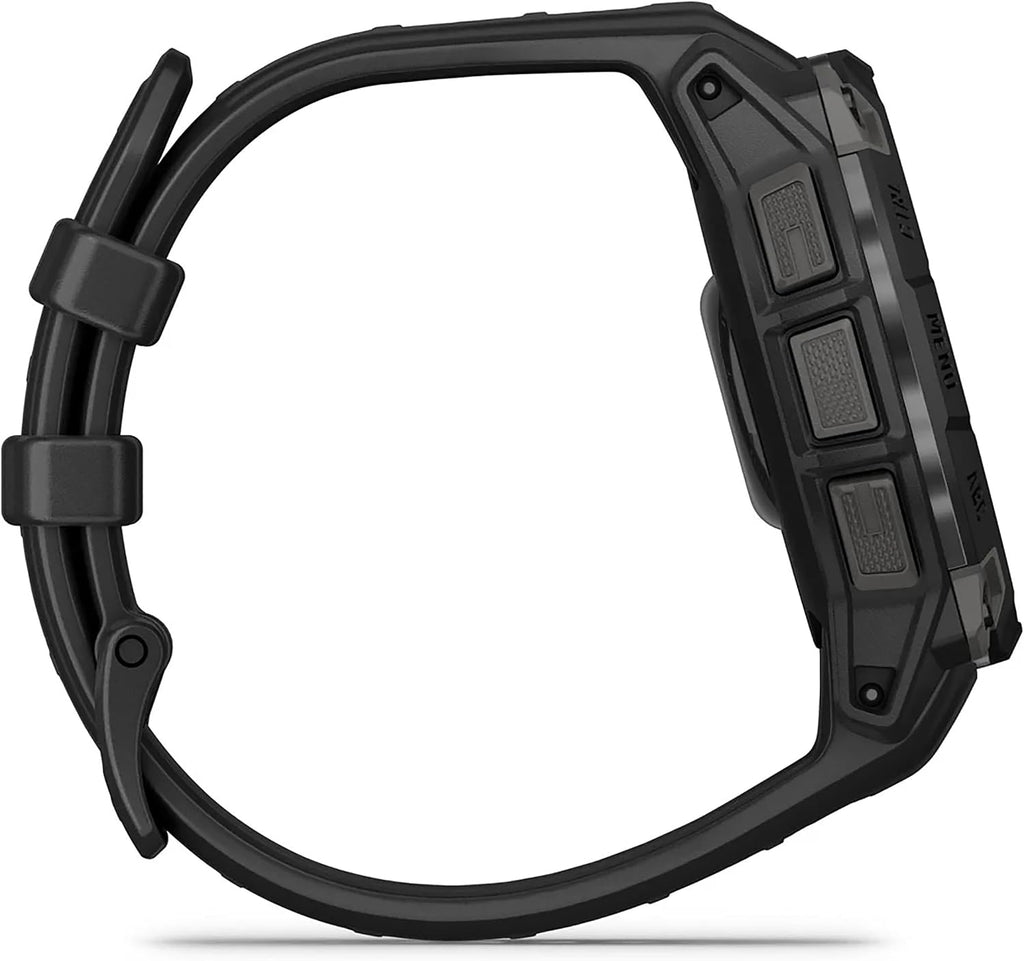 Garmin Instinct® 3 50mm, AMOLED Display, Rugged Outdoor GPS Smartwatch, Metal-Reinforced Bezel, Built-in Flashlight, Up to 18 Days of Battery Life, Charcoal