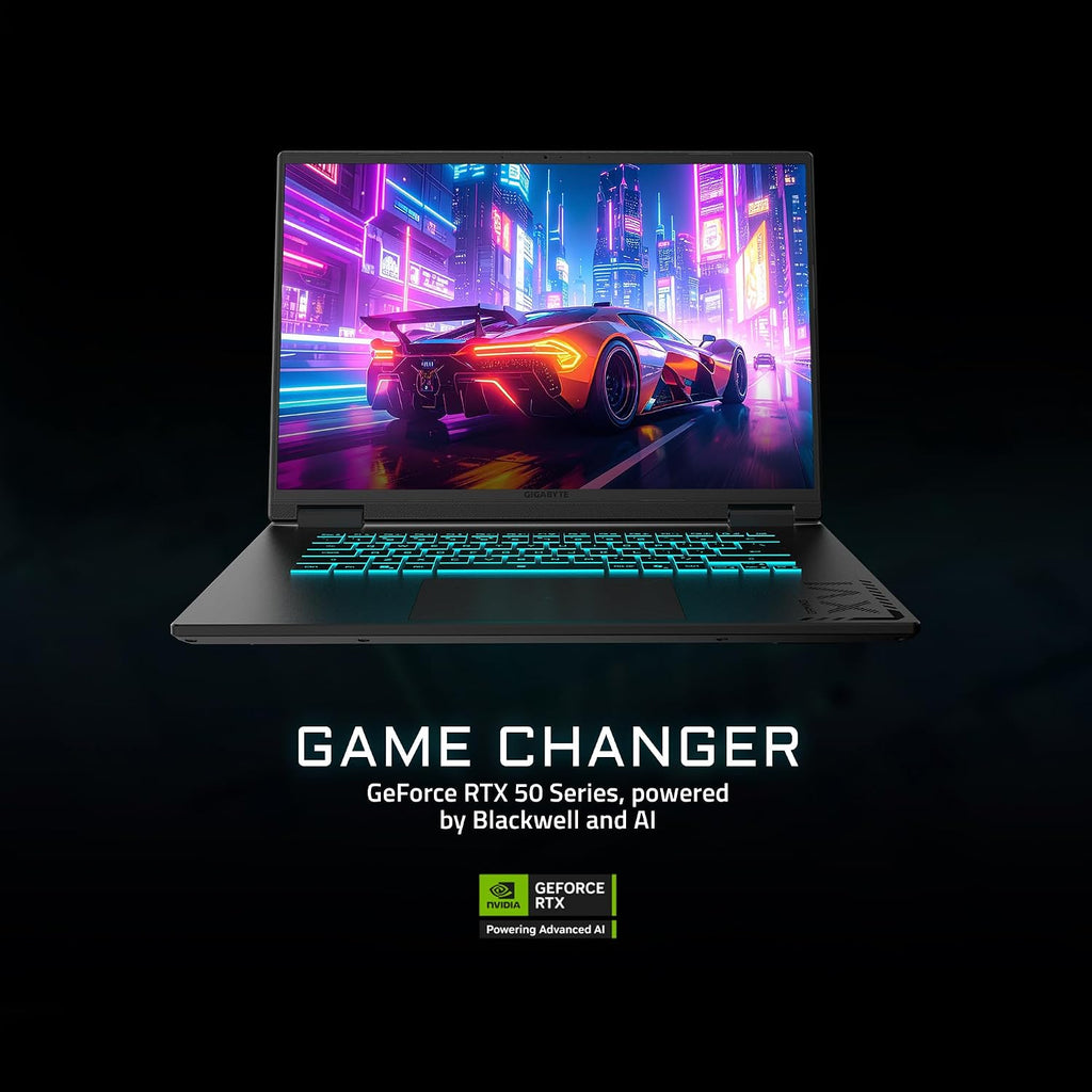 GIGABYTE - Gaming A16 Gaming Laptop - 165Hz 1920x1200 WUXGA - NVIDIA GeForce RTX 5060 - AMD Ryzen 7 260-1TB SSD with 16GB DDR5 RAM - Windows 11 Home AD Gaming A16 3VHK3US894SH