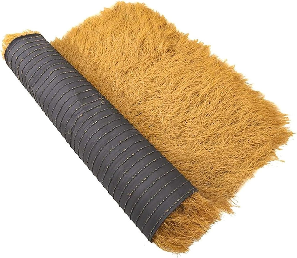 Synthetic Thatch Grass Roof, Artificial Thatch Roofing, Synthetic Palm Straw Rolls, Simulated Fake Straw Roofing Cover, Faux Thatch Roofing For Bar Garden Pavilion Roof Decoration(1x12m(39.4x472.4in))