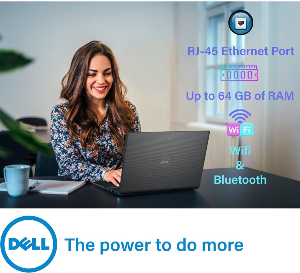 Dell Vostro 3530 15.6' Laptop Computer for Business, 13th Gen Intel 5-Core Processor, 120Hz FHD, 32GB DDR4 RAM, 1TB PCIe SSD, WiFi, Bluetooth, Type-C, HDMI, RJ45, Windows 11 Pro