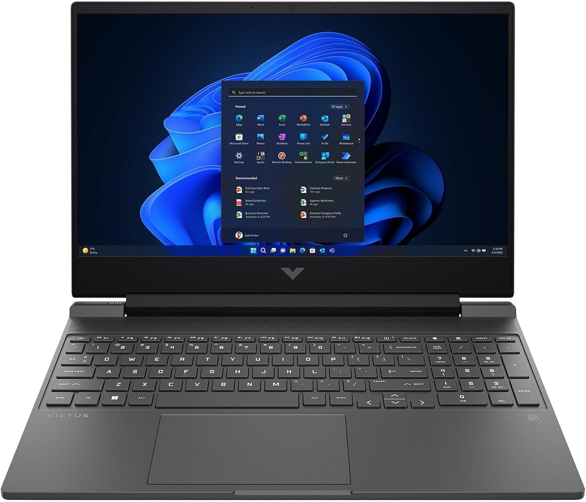 HP 2025 Gaming Laptop | Victus Gaming 15 | Intel 8-Core i5-13420H | NVIDIA GeForce RTX 4050 | 16GB DDR4 | 512GB SSD | 15.6' 1920x1080 144Hz | Win11 Pro - Wi-Fi 6 - BT 5.3 - Backlit KB - Mica Silver