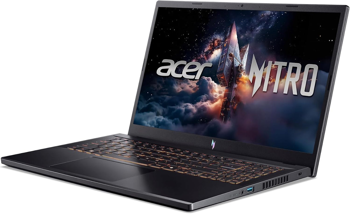 Acer Nitro V Gaming Laptop | Intel Core i9-13900H Processor | NVIDIA GeForce RTX 5060 Laptop GPU | 15.6' FHD IPS 165Hz Display | 16GB DDR4 | 1TB Gen 4 SSD | Wi-Fi 6 | Backlit KB | ANV15-52-98KV