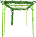 Bacocoo Plant Climbing Stand, Outdoor Plant Support Rack, Heavy Duty Steel & ABS with PE Coating for Vines, Flowers, Vegetables - Easy Install for Garden, Yard, Patio Decoration of Pavilions. (Green)
