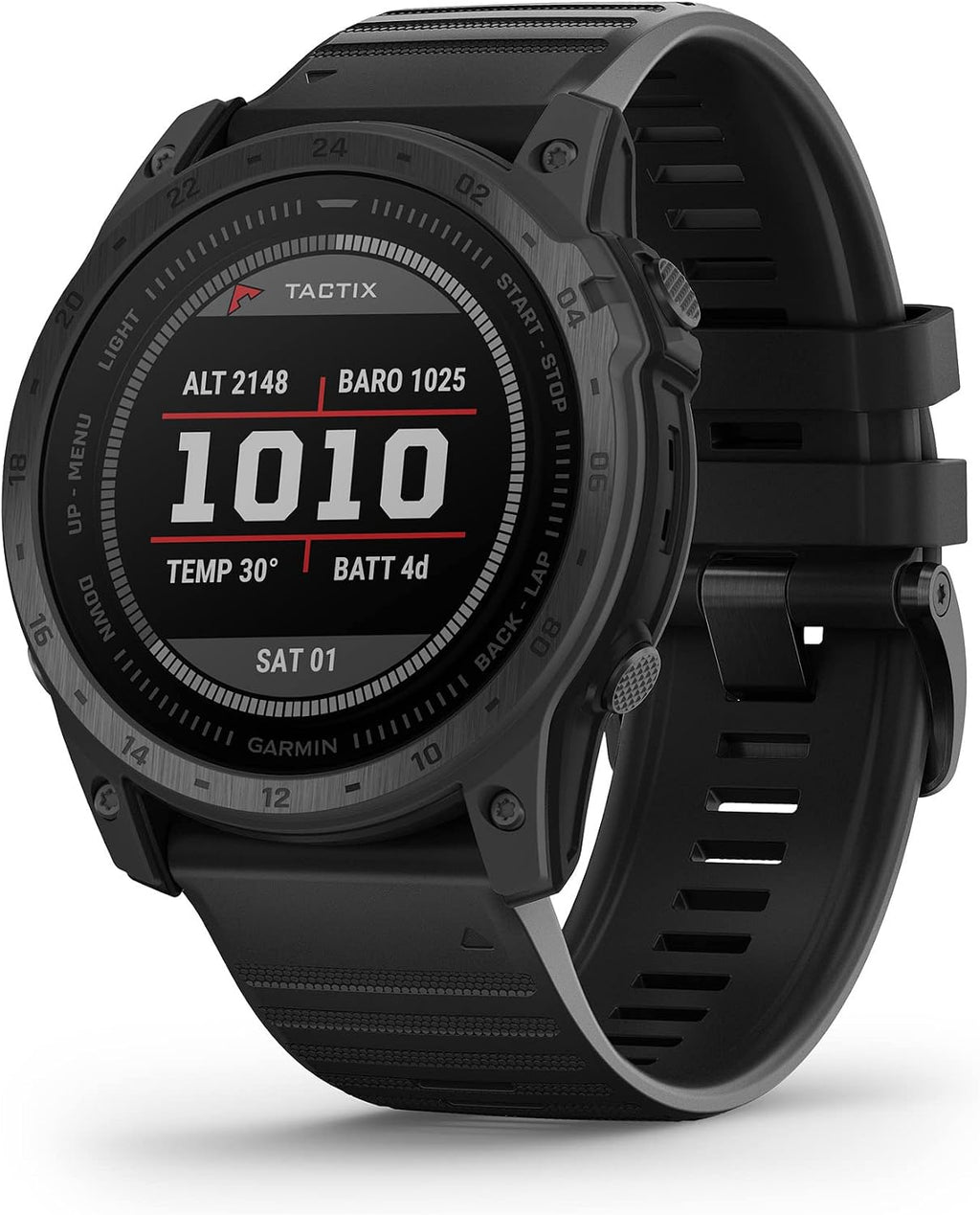 Garmin Gamin tactix 7, Standard Edition, Ruggedly Built Premium Tactical GPS Watch with Silicone Band