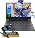 HP Victus 15 Intel i5-13420H (Beats Intel i7-12650H), NVIDIA RTX 4050 Gaming Laptop, 15.6 FHD 144Hz IPS, 16GB RAM, 1TB SSD, Wi-Fi 6, Backlit KB, Win11 Home, Bundle with PCO Notebook Folding Radiator