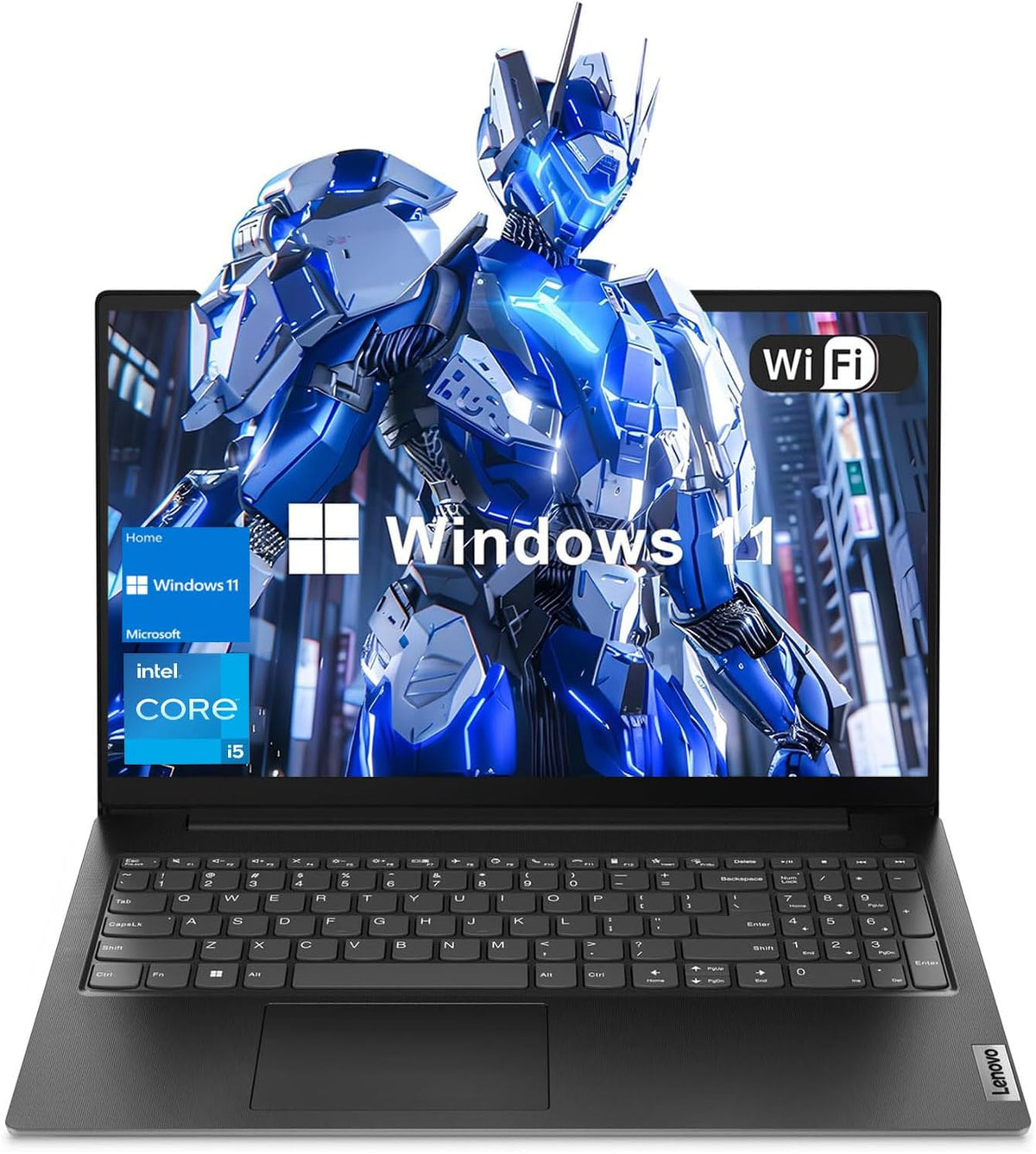 Lenovo V15 Gen 4 Laptop, 15.6' FHD Display, Intel Core i5-13420H (Beat i7-1355U), 24GB RAM, 1TB SSD, HDMI, RJ45, Numeric Keypad, Webcam, Wi-Fi, Windows 11 Home, Black