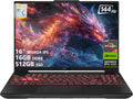 ASUS TUF A16 Gaming Laptop | 16' WUXGA IPS 144Hz | AMD 6-Core Ryzen 7 7445HS | 16GB DDR5 512GB SSD | NVIDIA GeForce RTX 4050 (194 AI Tops) | Backlit Keyboard USB 4 Wi-Fi 6 Win11 w/DLCA Accessory