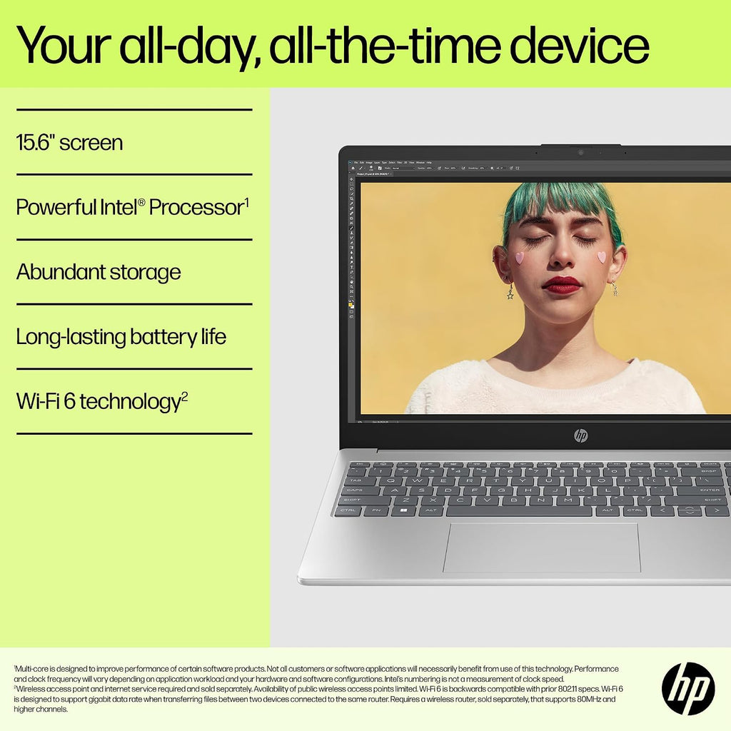 HP Pavilion 15.6' FHD Laptop Computer, 32GB DDR4 RAM, 1TB PCIe SSD, Intel N100 CPU, 2026 Edition, Portable Design, WiFi 6, Bluetooth, Webcam, Type-C, Office 365, Windows 11, Type C RJ45, Light Gray