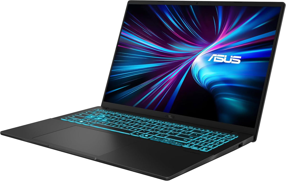 ASUS V16 16' WUXGA 144Hz Gaming Laptop, Intel® Core™ 7 240H, RTX™ 5070, 16GB DDR5 RAM, 1TB SSD, V3607VP-DS74, Matte Black