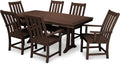 Polywood Vineyard 7-Piece Dining Set (Mahogany)