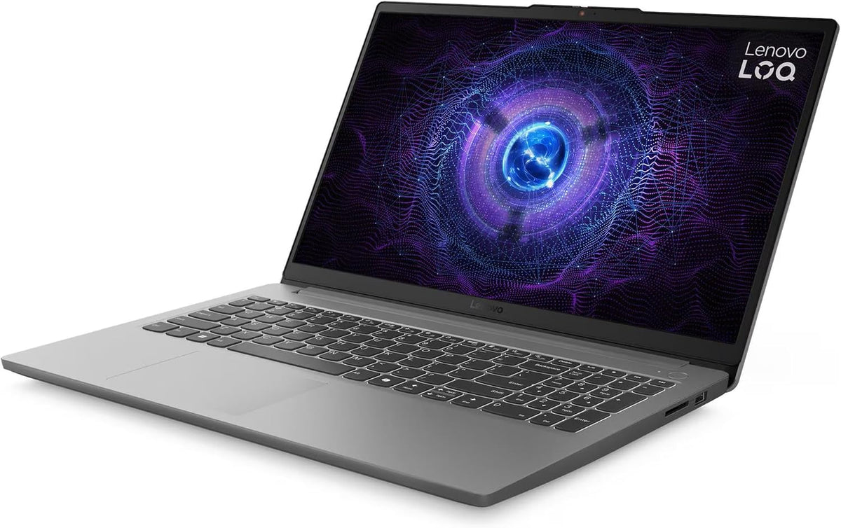 Lenovo LOQ Essential Gaming Laptop, 15.6' FHD 144Hz Display, 8-core Intel Core i5-12450HX, GeForce RTX 2050, 32GB DDR5, 512GB SSD, Wi-Fi 6, RJ-45, USB-C, HDMI, Card Reader, Non-Backlit, Win 11 Home