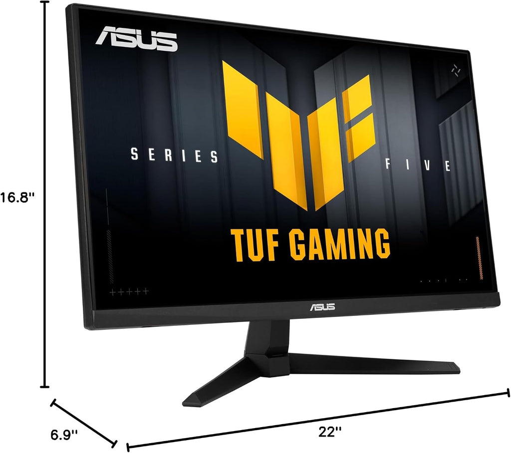 ASUS TUF Gaming Series 5 24.5' 1080P Monitor (VG259QMR5A) - Fast-IPS, 310Hz, 0.3ms, G-SYNC Compatible, FreeSync Premium, Extreme Low Motion Blur Sync, 99% sRGB, DisplayWidget, Gaming AI, 3 yr warranty