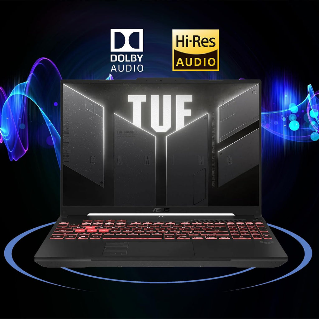 ASUS TUF Gaming A16 Laptop 16' WUXGA 144Hz AMD 6-core Ryzen 7 7445HS 32GB DDR5 2TB SSD GeForce RTX 4050 (Up to 194 AI Tops) RGB Backlit USB4 AI Noise Cancelation Wi-Fi6 Win11 ICP Hub