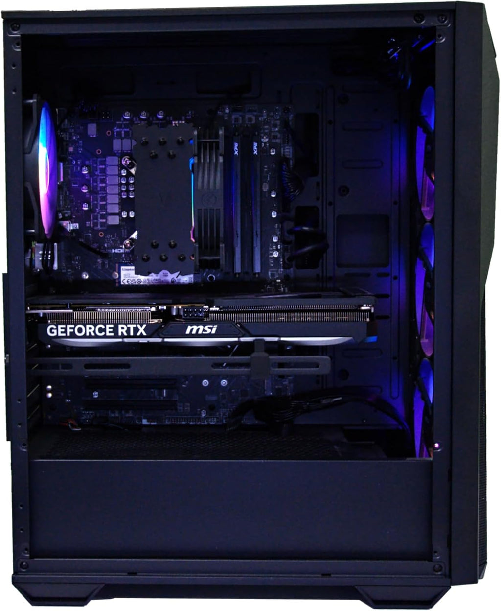 msi Codex R2 Gaming Desktop: Intel Core i7-14700F, Geforce RTX 5060Ti 16G, 32GB DDR5, 2TB M.2 NVMe SSD, 650W 80+ Gold PSU, WiFi 7, Windows 11 Home: B14NVN7-440US