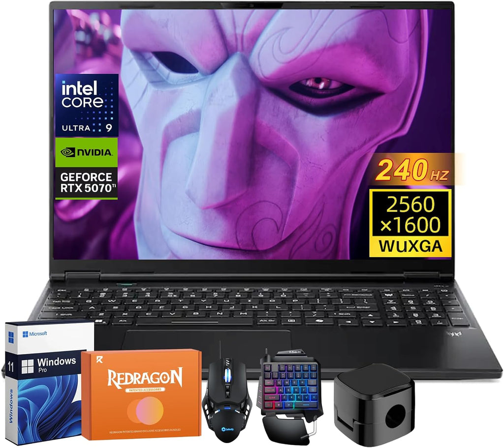 Acer Predator Helios Neo 16S AI Gaming Laptop, Intel Ultra 9 275HX, NVIDIA 5070Ti 12GB GDDR7, 16' 2.5K 240Hz 500nits 2ms OLED, 64 GB DDR5 5600MT/s, 1 TB SSD, RGB Backlit KB, Win 11 Pro, W/Accessories