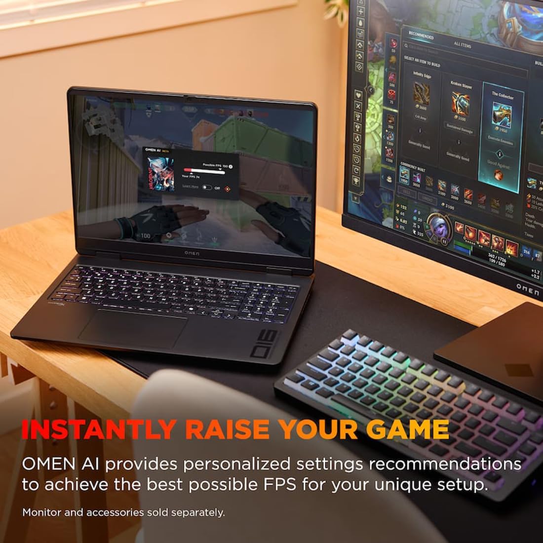 HP Omen 16 2K 144Hz Gaming Laptop,16-Core AMD Ryzen 9 8940HX(Beat Intel i9-14900HX), 32GB DDR5 RAM 1TB SSD, NVIDIA GeForce RTX 5060, Backlit, Wi-Fi 6E, Win 11 Pro, Bundle with Accessory