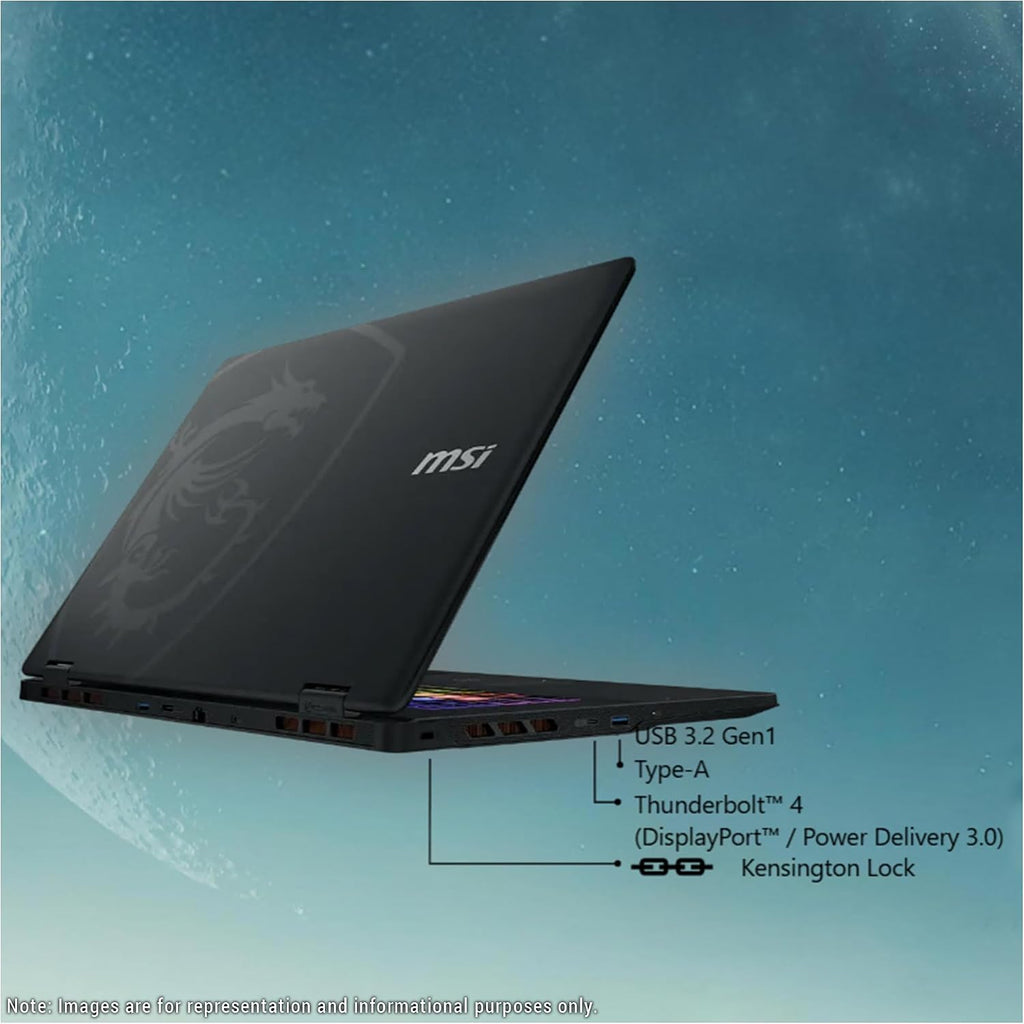 msi Crosshair 18 HX AI Gaming Laptop, Intel Ultra 9-275HX, 32 GB DDR5 RAM, 1 TB PCIe SSD, 18' QHD+ (2560x1600) 240Hz Display, Nvidia G-Force RTX 5070, 24-Zone RGB Keyboard, W11 Home, Gray
