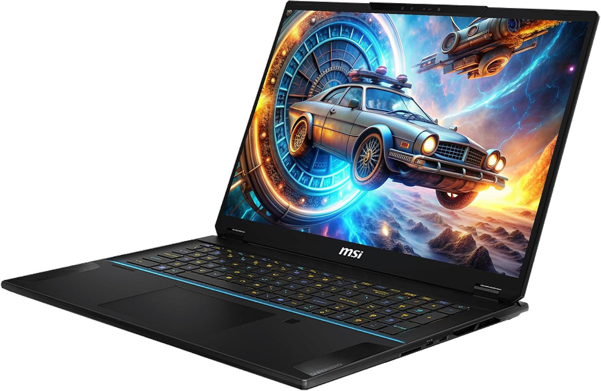 msi Stealth 18 AI Studio Gaming Laptop, Intel Ultra 9-185H, 64 GB DDR5 RAM, 4 TB + 4 TB PCle SSD, 18' QHD+ (2560x1600) 240Hz, Nvidia G-Force RTX 4080, Backlit Keyboard, W11 Pro