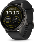 Garmin D2™ Air X15, Versatile Aviator Smartwatch with GPS, LED Flashlight, Health and Fitness Features, Aviation Weather, Built-in Microphone/Speaker, Slate with Black Silicone Band