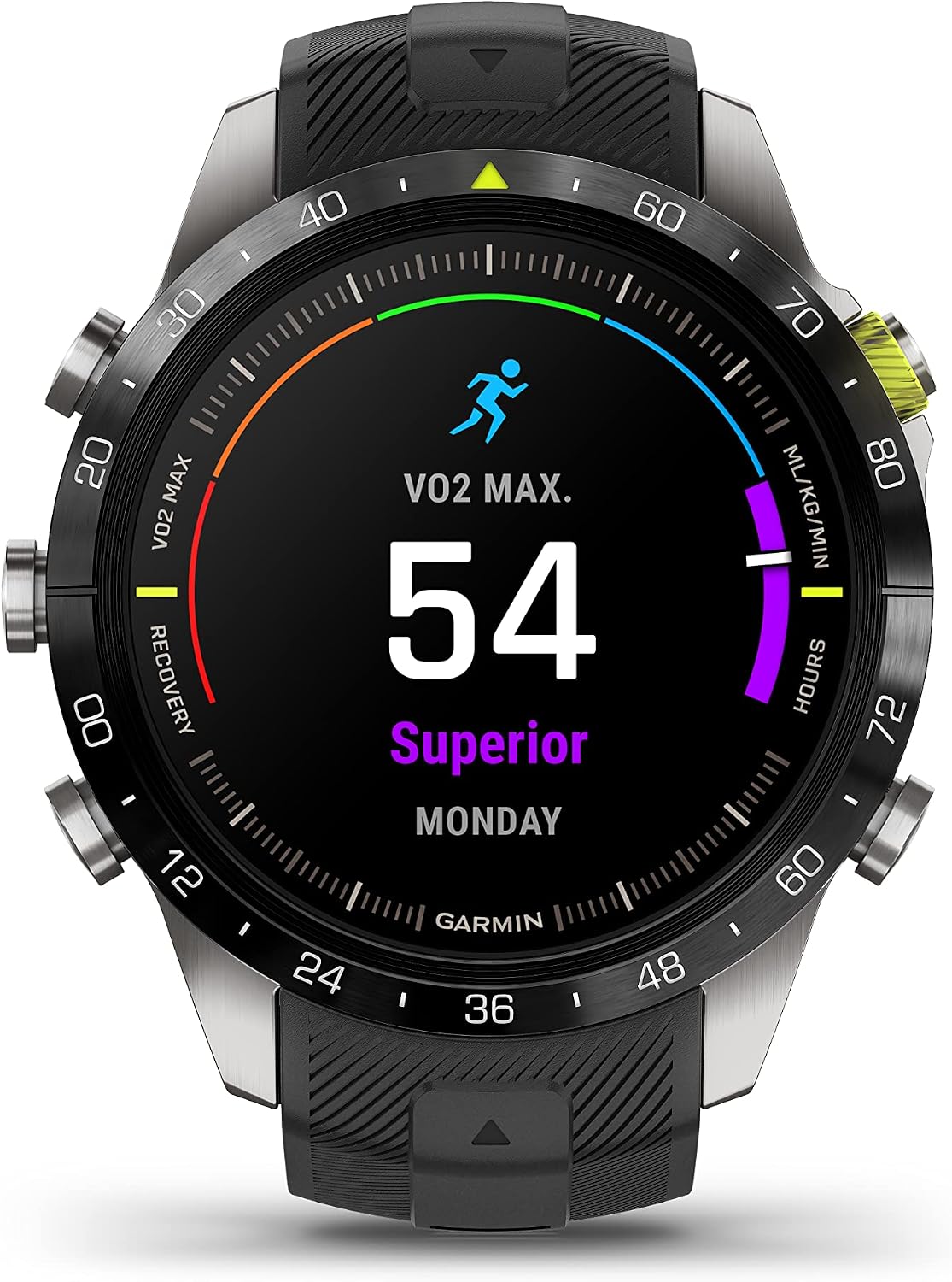Garmin MARQ Athlete, Men's Luxury Tool Watch Built with Premium Materials for Athletes, Shows Recovery Time, VO2 Max and Performance Status