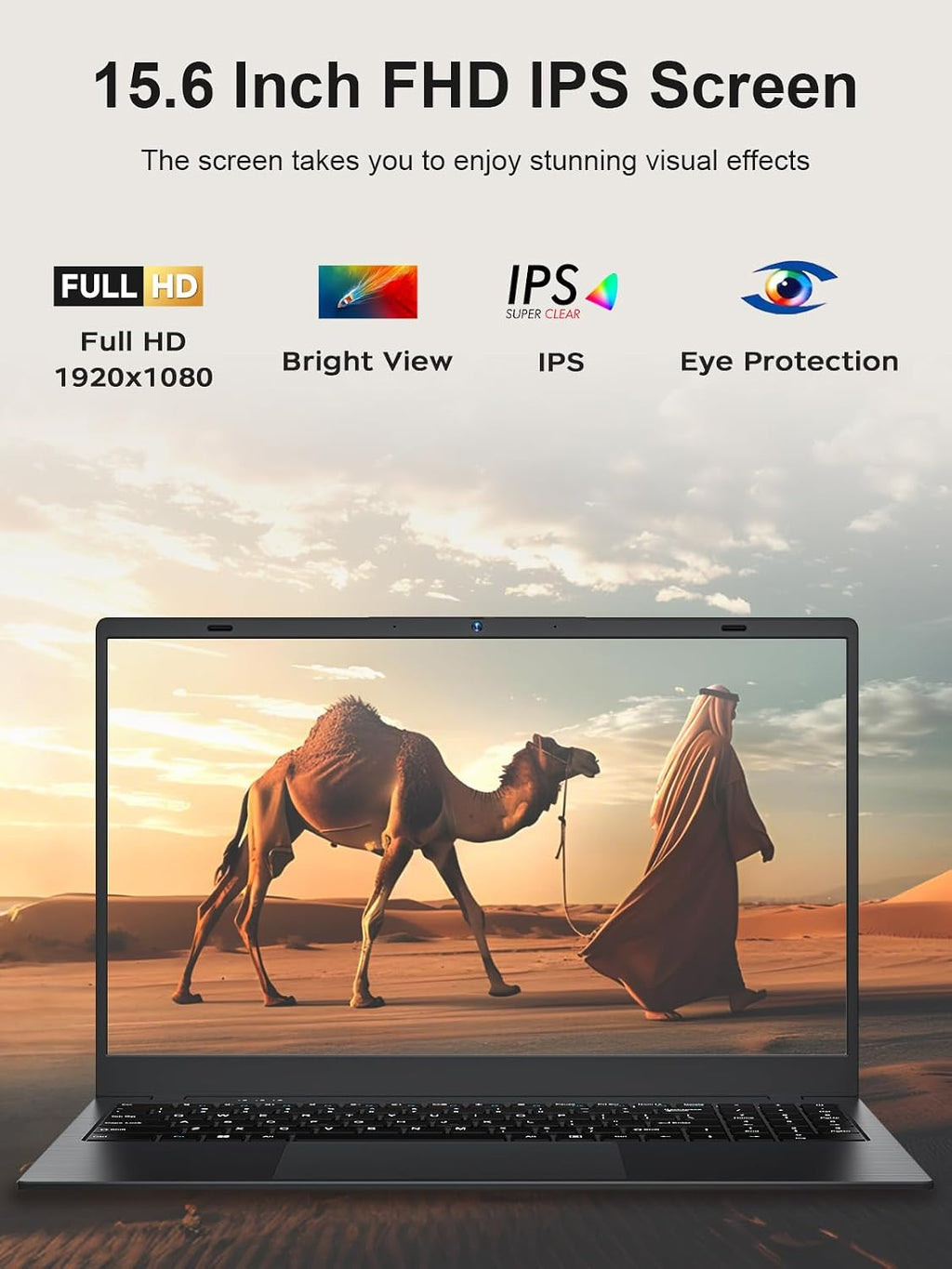 BLUEING 15.6-Inch Laptop Computer, Gold 6500Y Processor (Up to 3.4GHz), 16GB RAM 512GB SSD, 1080P FHD IPS Display, Win11, Type-C, HDMI, USB3.2, BT5.2, WiFi 5, Laptops
