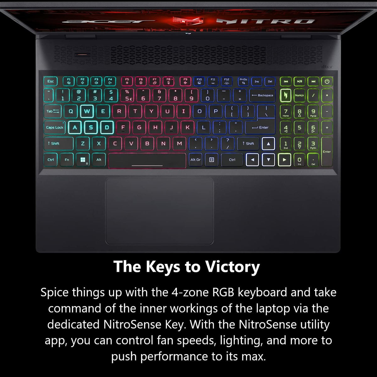 acer Nitro 16 Gaming Laptop | AMD Ryzen 7 7840HS OctaCore CPU | NVIDIA GeForce RTX 4060 Laptop GPU | 16' WUXGA 165Hz IPS Display | 16GB DDR5 | 1TB Gen 4 SSD | WiFi 6E | RGB Backlit KB | AN16-41-R4CY