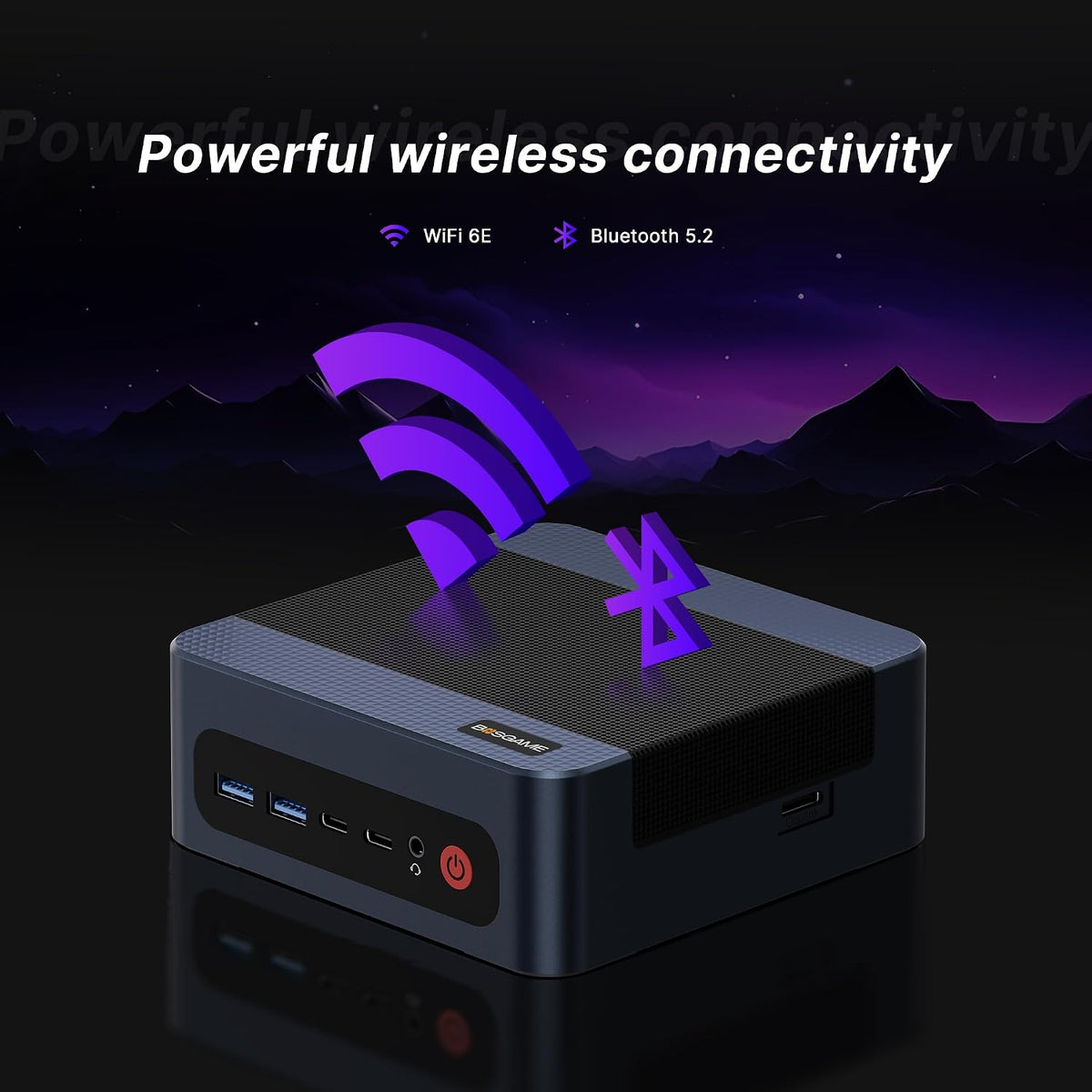 BOSGAME M4 Ryzen 7 7840HS Mini PC with Oculink, 32GB DDR5 1TB PCle SSD Mini Computers, 8K Triple Display, USB4.0, Dual 2.5G LAN, Wi-Fi 6E/BT5.2, Micro Desktop Computers for Gaming & Office