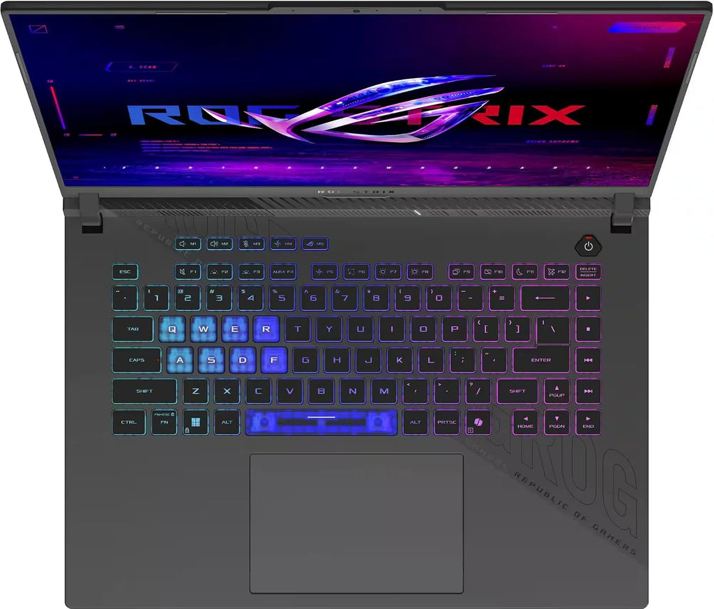 ASUS ROG Strix G16 Gaming Laptop - NVIDIA GeForce RTX 5070 Ti, 16' 165Hz WUXGA Display, AMD Ryzen 9 8940HX (Up to 5.3 GHz), WiFi 6E, RGB Backlit KB, Win11 Pro, 32GB DDR5 RAM, 2TB SSD, w/Accessories