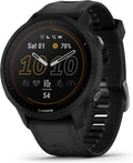 Garmin Forerunner® 955 Solar, GPS Running Smartwatch with Solar Charging Capabilities, Tailored to Triathletes, Long-Lasting Battery, Black - 010-02638-00