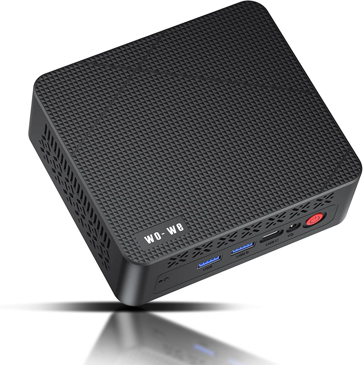 wo-we P6 Lite Mini PC AMD Ryzen 5 3500U (Beats 4300U/N150/N95), 8GB DDR4 RAM 256GB M.2 NVME SSD, mini Gaming pc with USB-C, Triple 4k Display Micro PC, Support 2.5''SSD, WIFI5, Home, Business