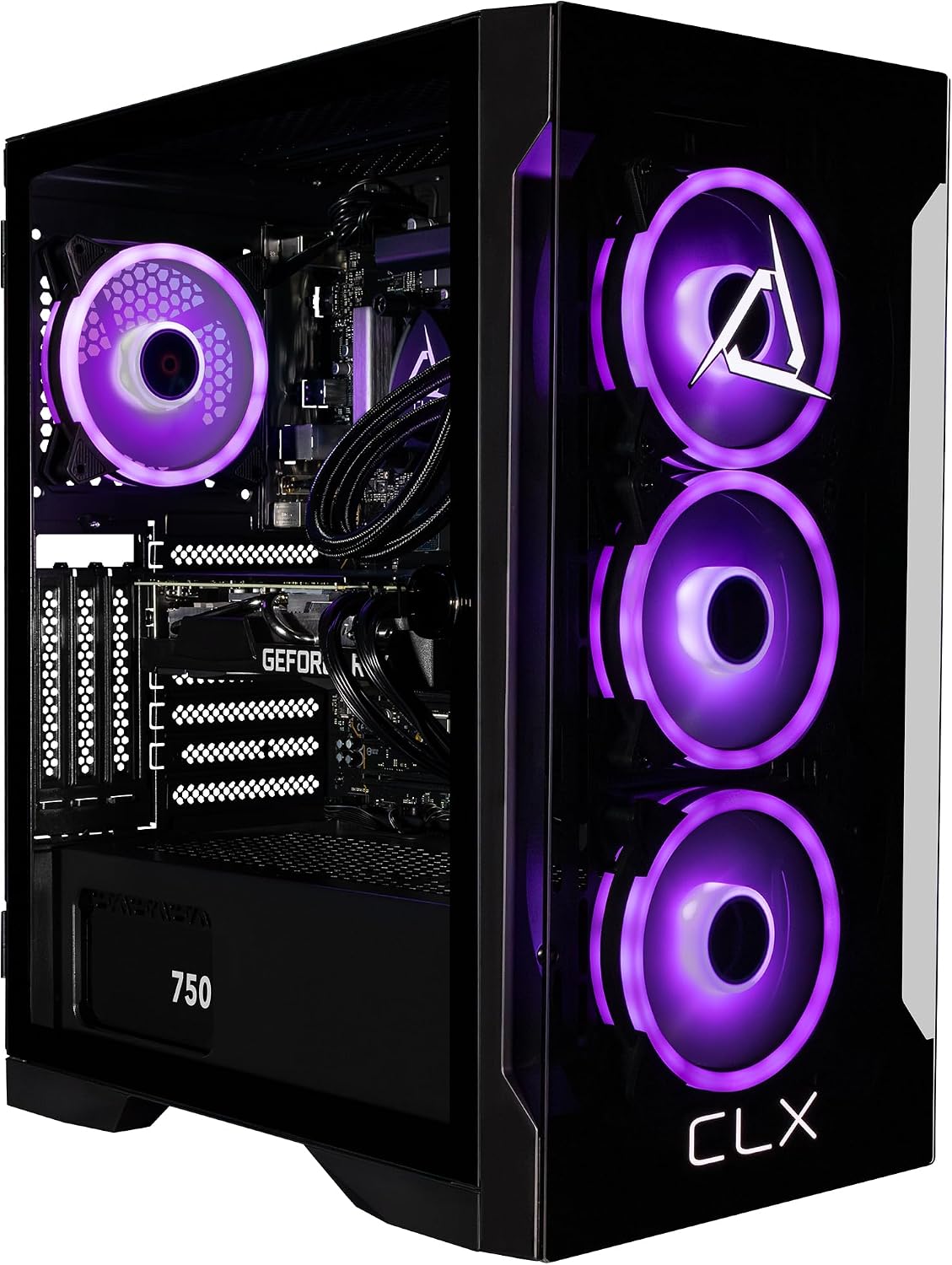 CLX Set Gaming PC - Intel Core i9 12900KF 3.2GHz, GeForce RTX 4060 Ti, 1TB NVMe M.2 SSD, 4TB HDD, 32GB DDR4 RGB Memory, 240mm AIO, Windows 11 Home, Black