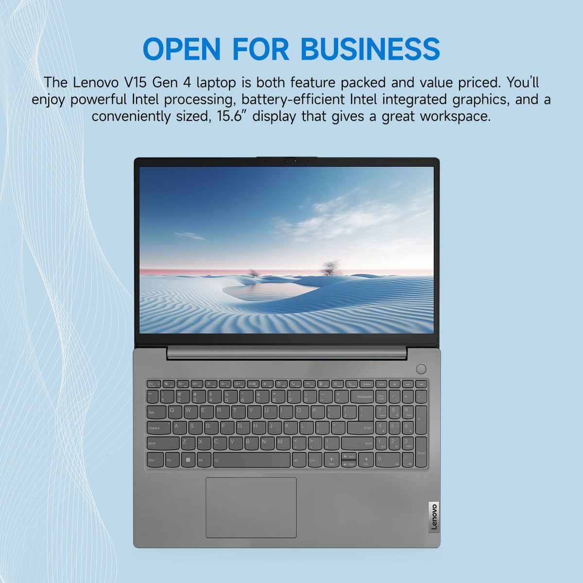 Lenovo V15 Gen 4 Laptop, 15.6' FHD, Octa-Core Intel Core i5-13420H (Beat i5-1235U), 16GB RAM, 2TB SSD, Win11H – Slim, Fast, and Ready for Work or Study, School and Office, PCO Foldable Laptop Cooler