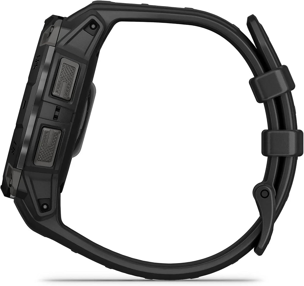 Garmin Instinct® 3 50mm, AMOLED Display, Rugged Outdoor GPS Smartwatch, Metal-Reinforced Bezel, Built-in Flashlight, Up to 18 Days of Battery Life, Charcoal