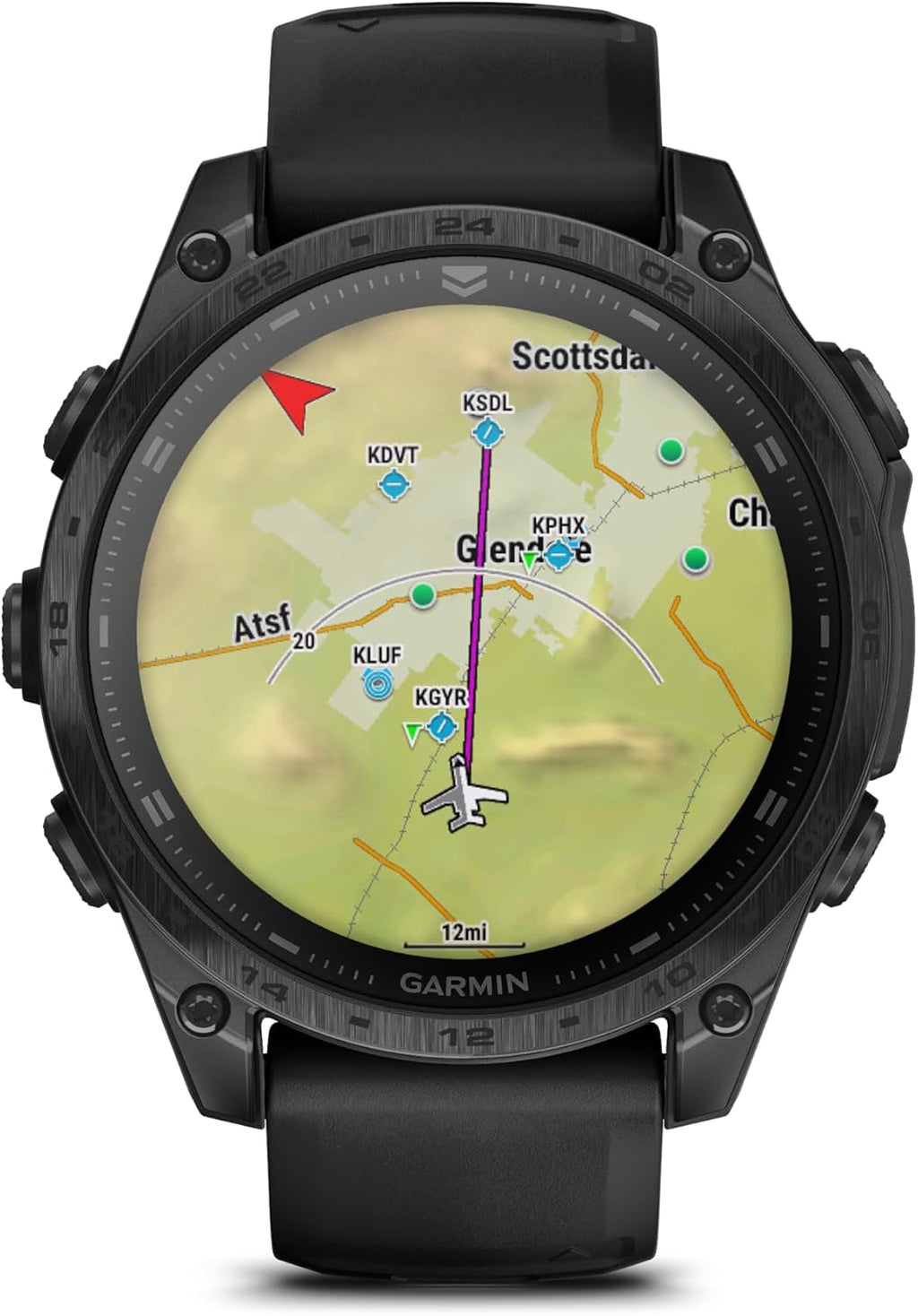 Garmin tactix® 8 47mm, AMOLED Display, Premium Tactical GPS Smartwatch, Includes Applied Ballistics Ultralight™ Solver, Renewed