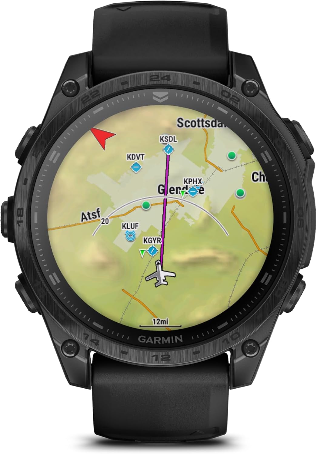 Garmin tactix® 8 47mm, AMOLED Display, Premium Tactical GPS Smartwatch, Includes Applied Ballistics Ultralight™ Solver, Renewed