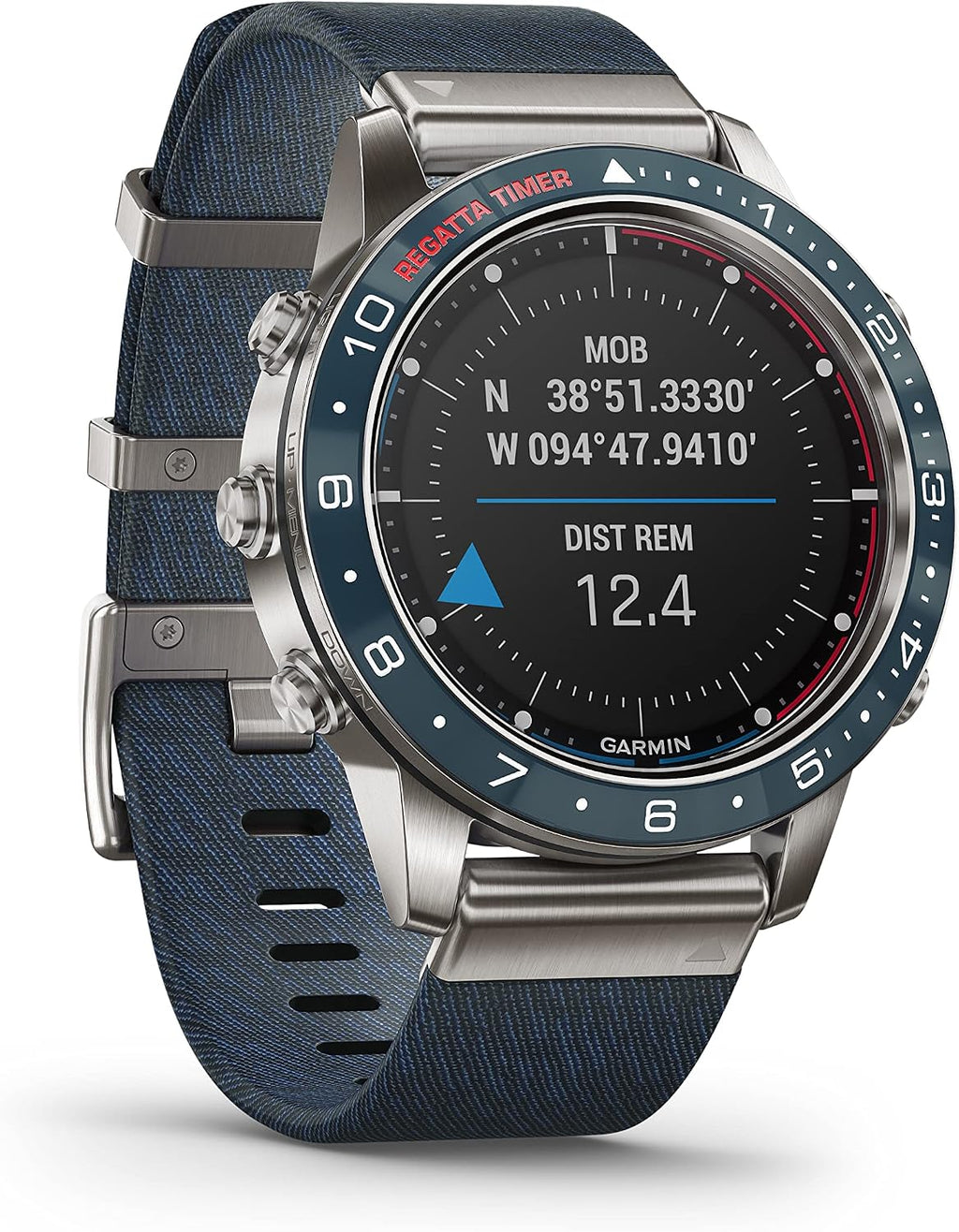 Garmin MARQ Captain, Men's Luxury Tool Watch with Advanced Nautical Features, Track Wind Speed, Direction, Temperature and Tide Information